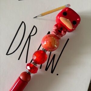 Marvel: Dare Devil handmade beaded pen
